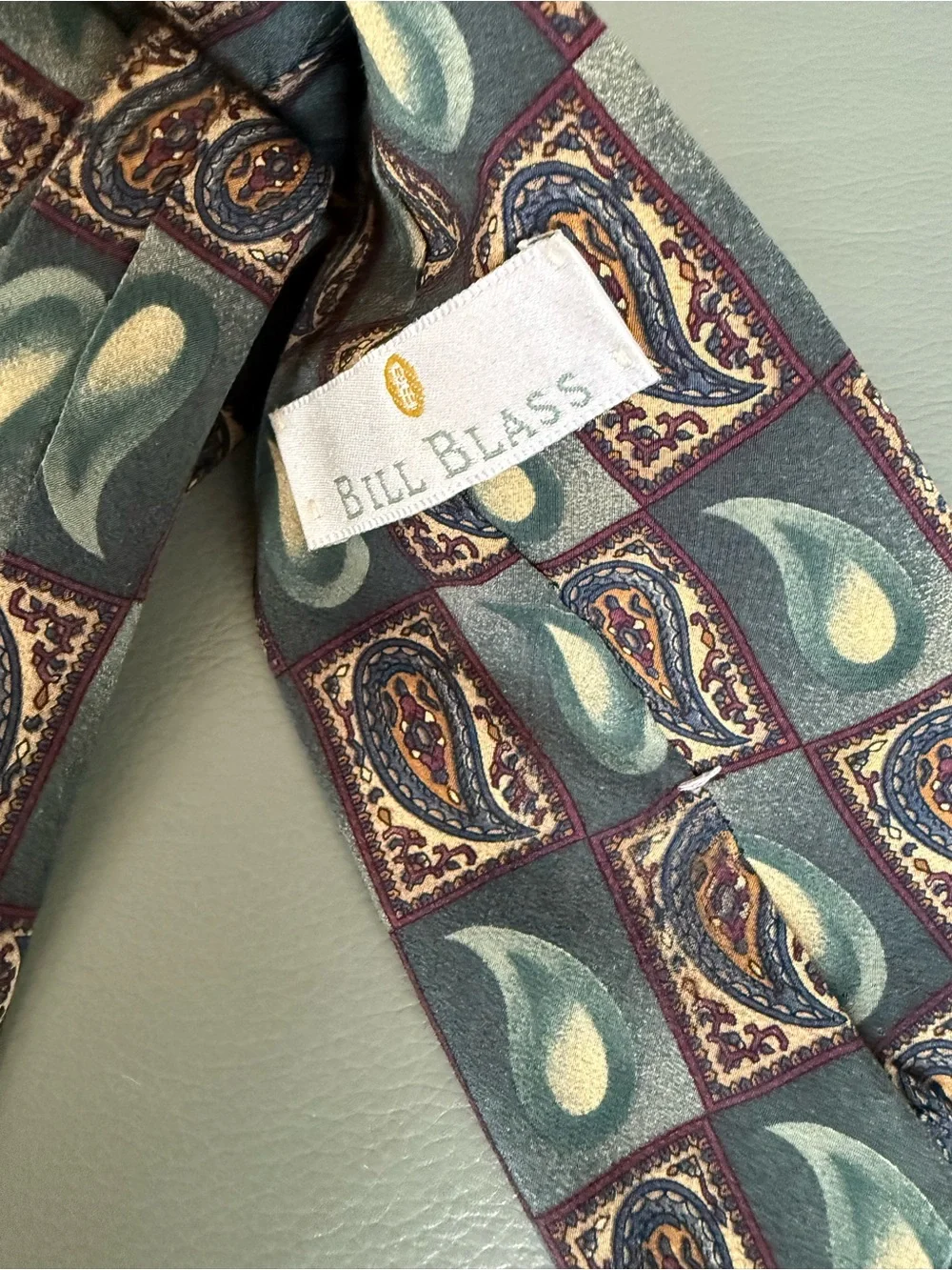 vintage Bill Blas Silk Tie